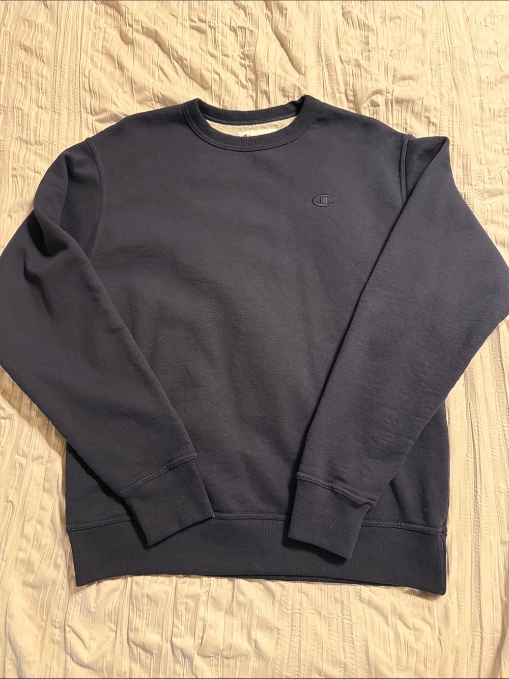 Champion Men's Dark Navy Crewneck Sweatshirt